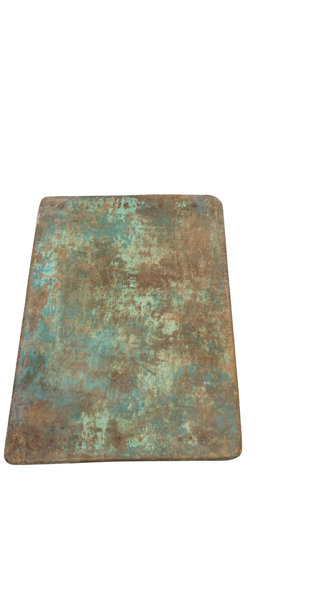 indisches Holztablett mit antiker Patina