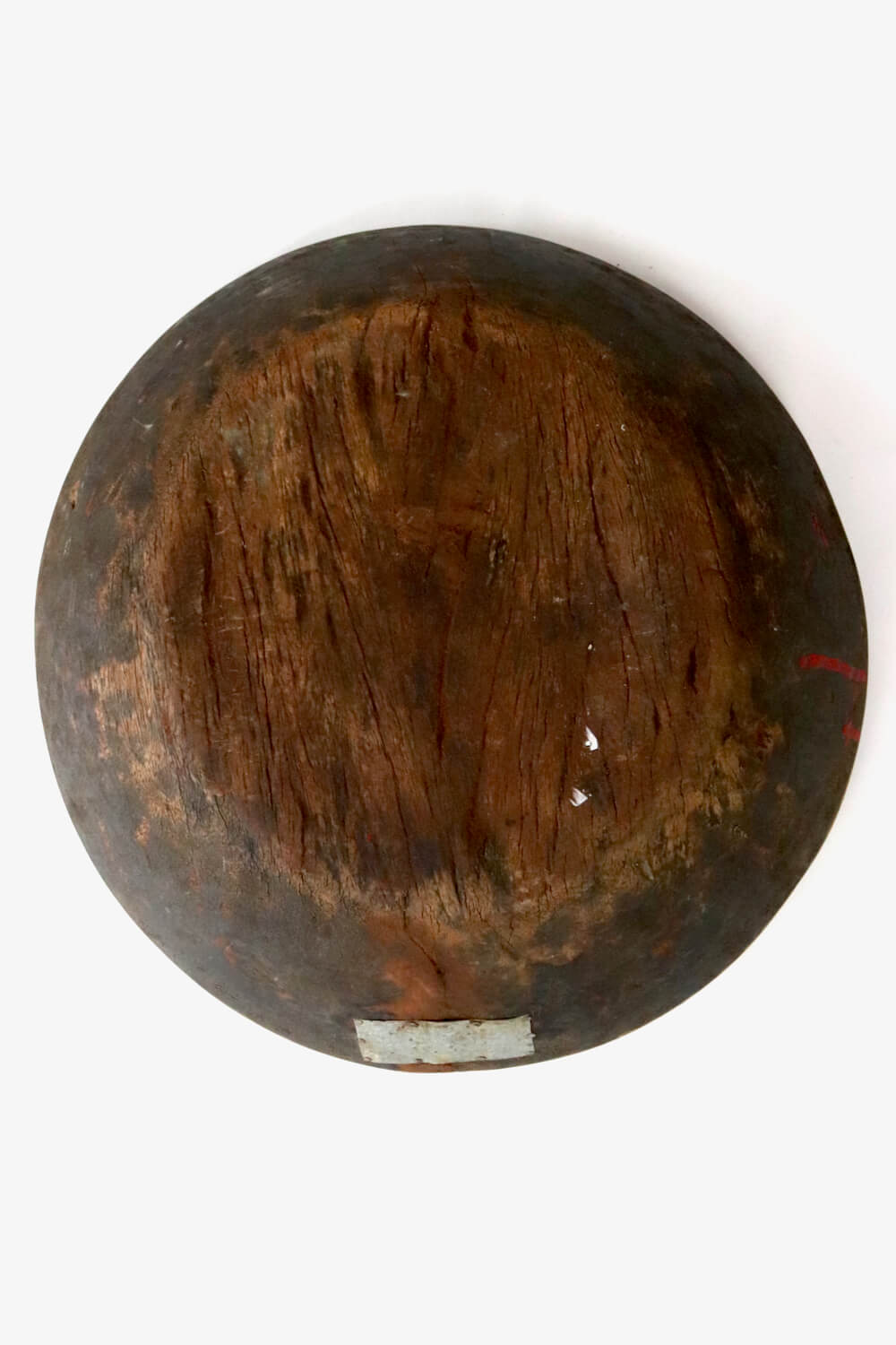 Runde Holzschale antik rustikal, Ø 42 cm  