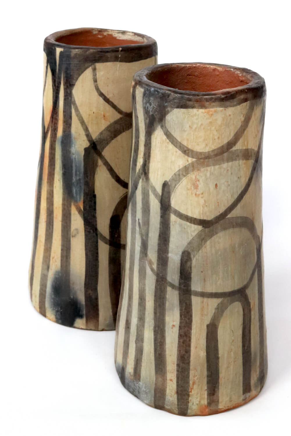 Rustikale Keramikvase Tunesien 30xø18