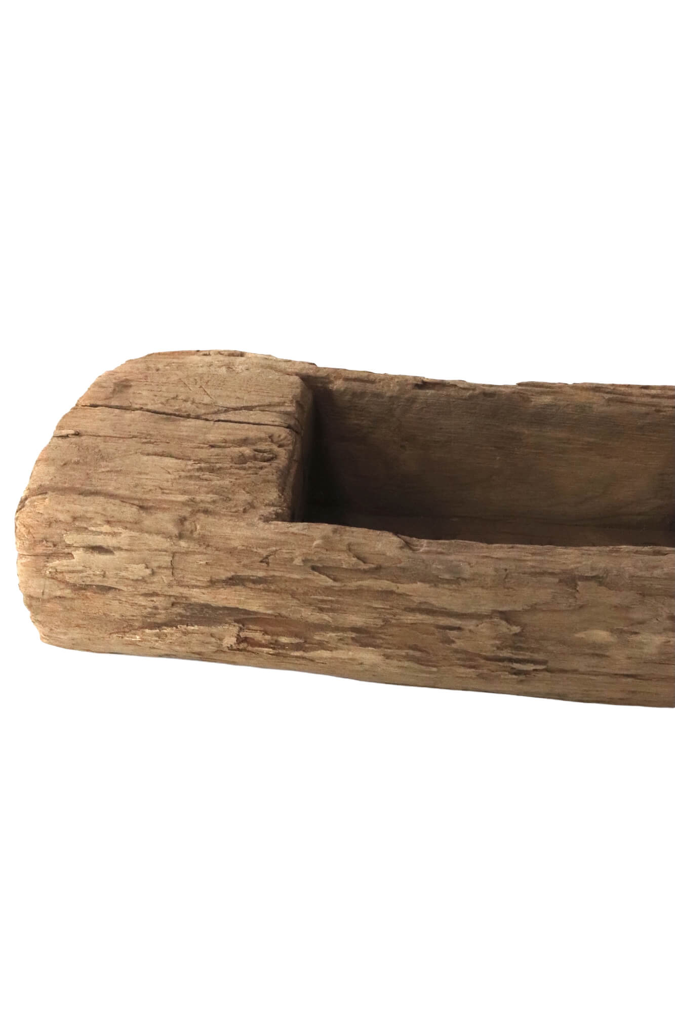 Holztrog rustikal antik, 11x41x15