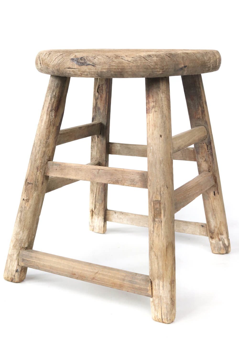 Round Chinese wooden stool