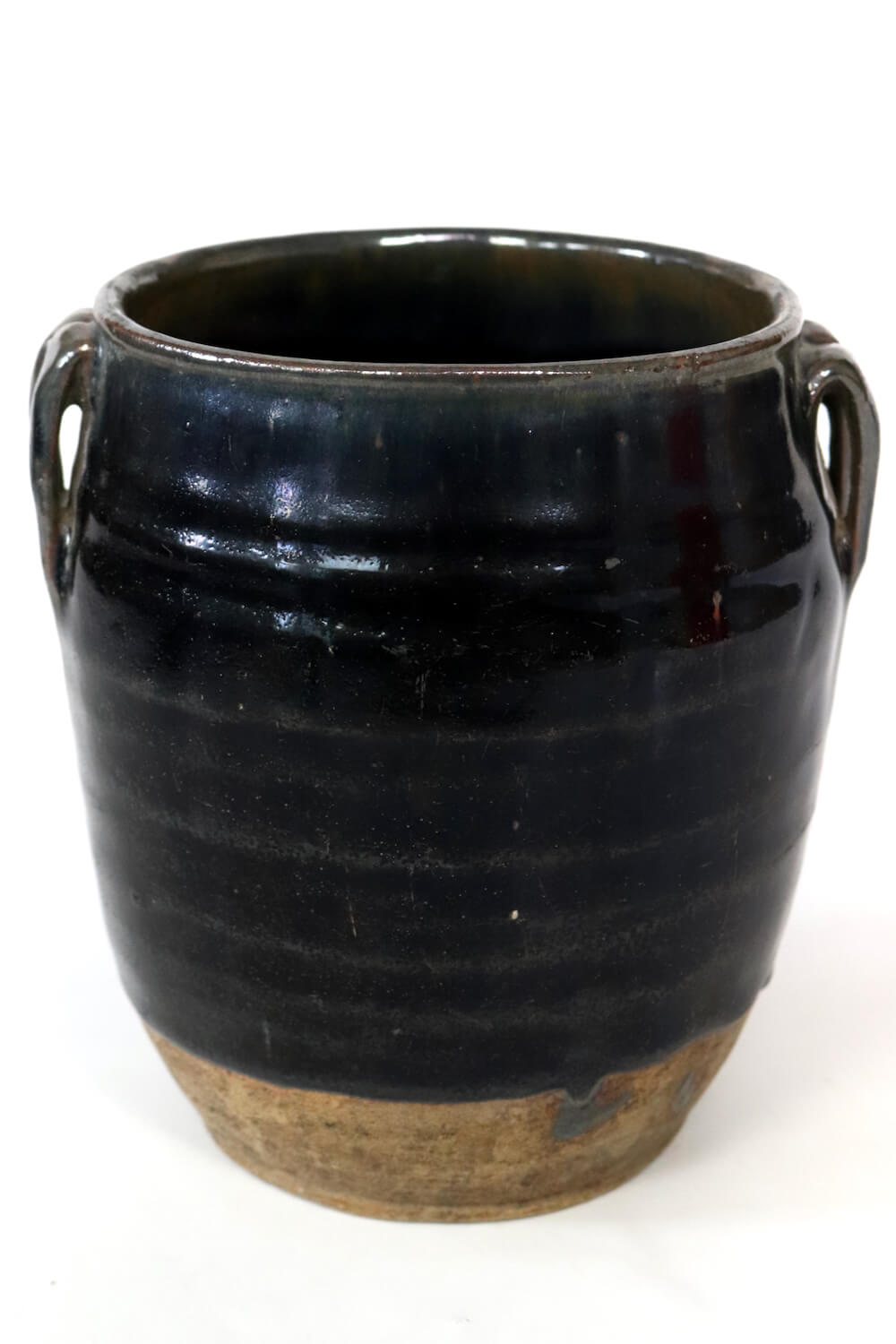 Chinesische Vase antik schwarz, 18xØ17