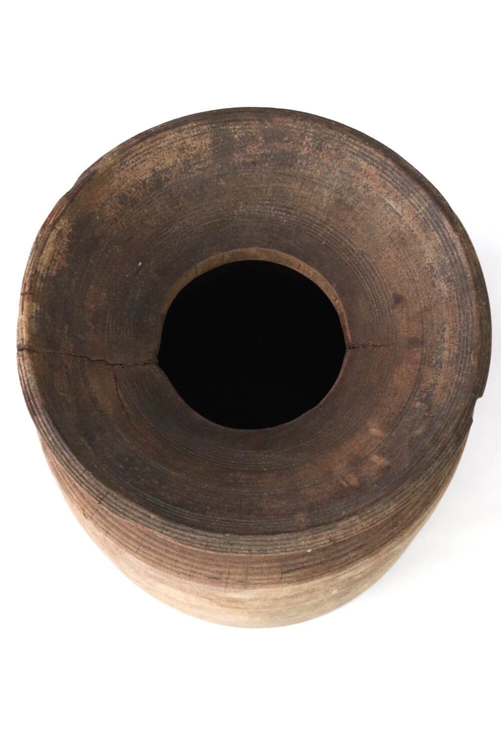 Antique wooden neck pot Nepal