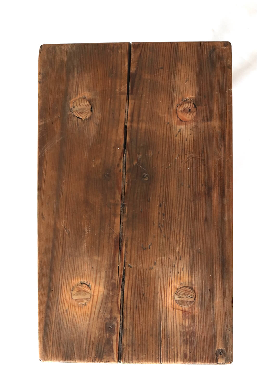 Alter Holzschemel rustikal