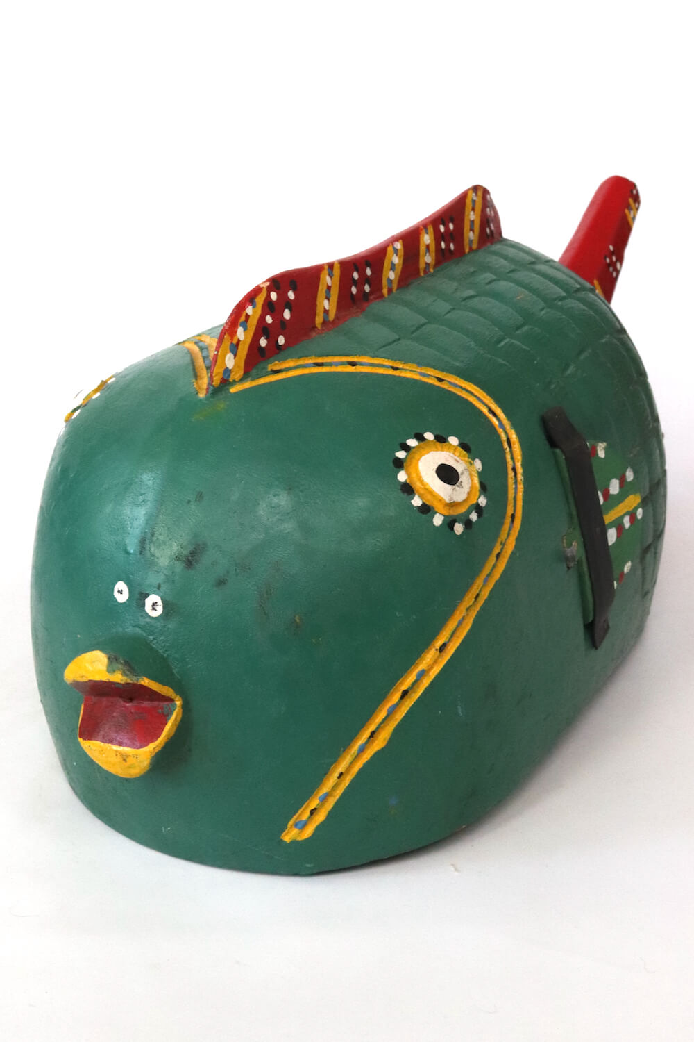 Dicker  Bozo Fisch grün 55 cm