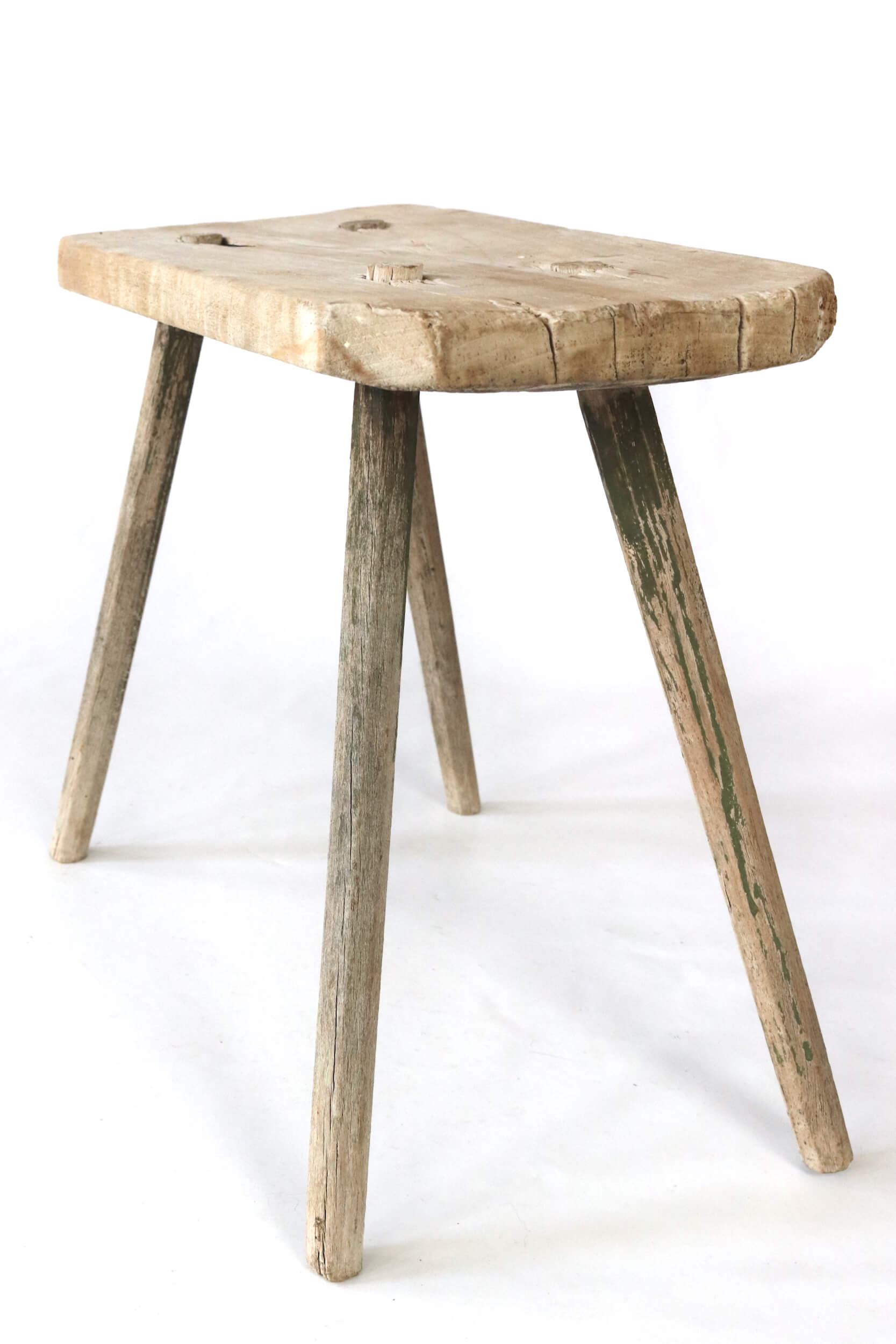 Alter Holzschemel rustikal Alter Holzschemel rustikal