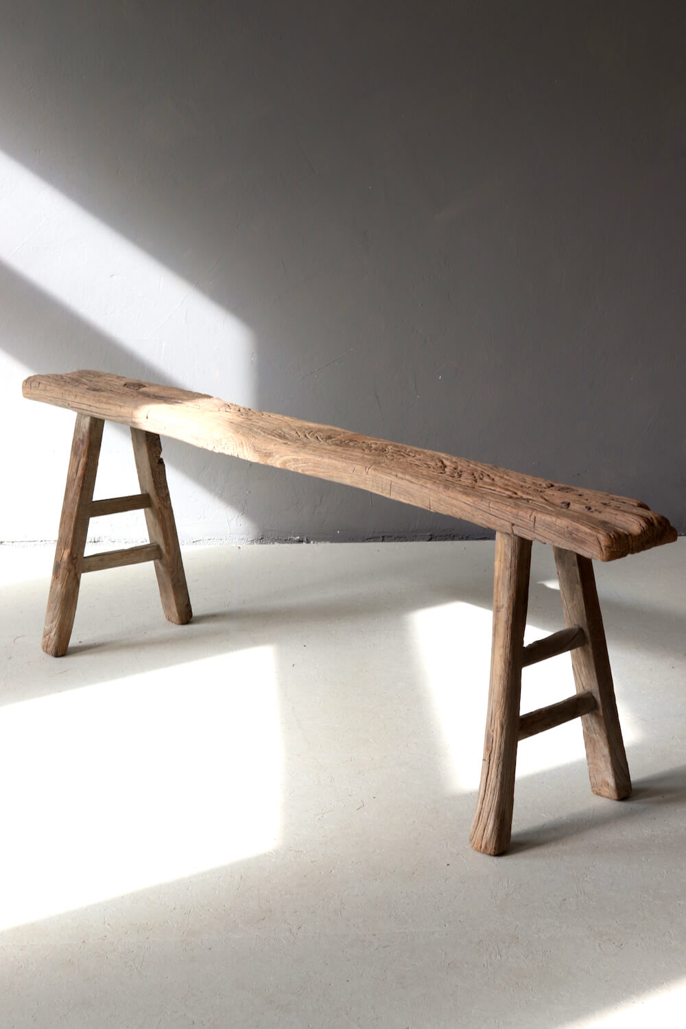 Antique  wooden bench China, 155 cm