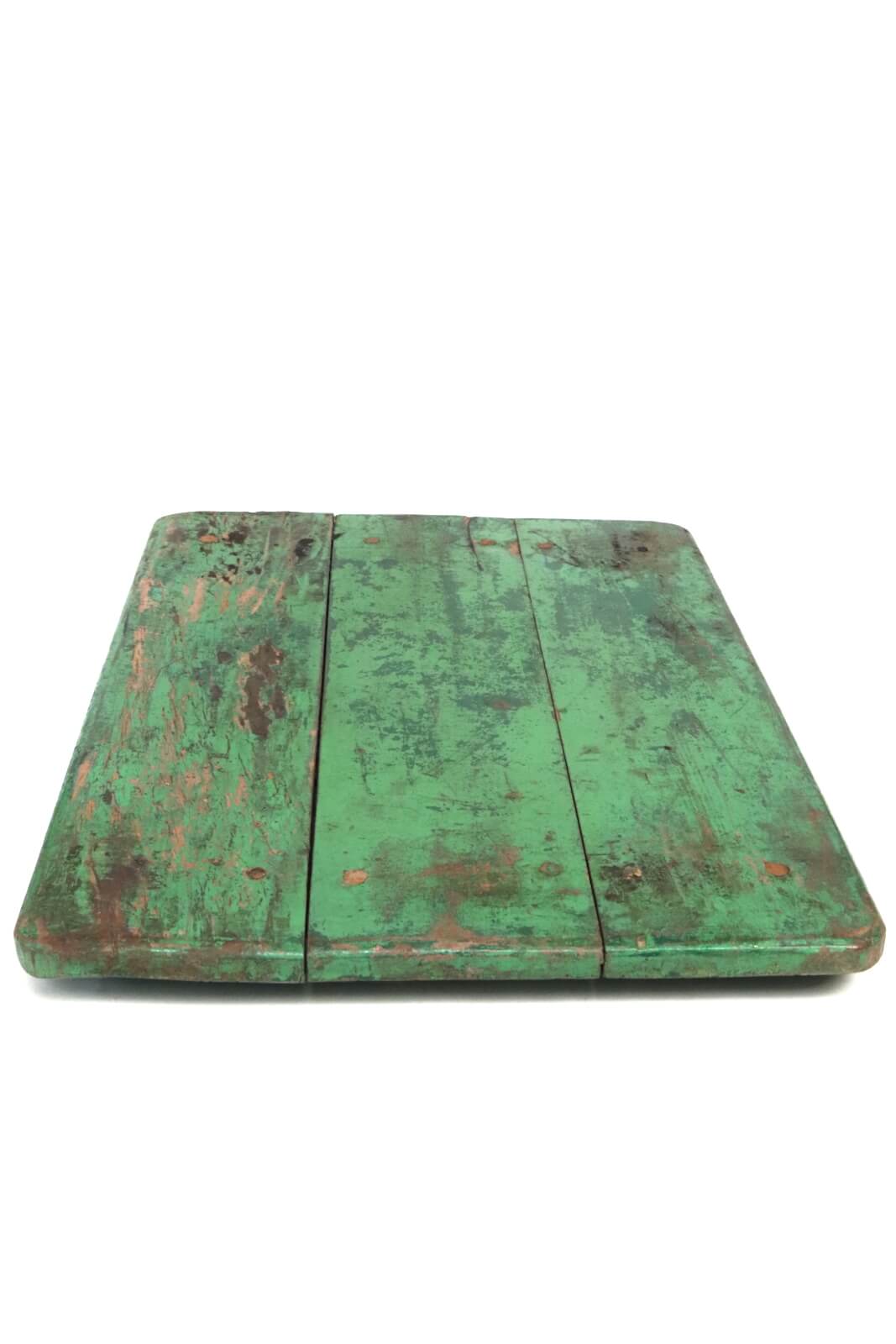 Green wooden tray, 53x38