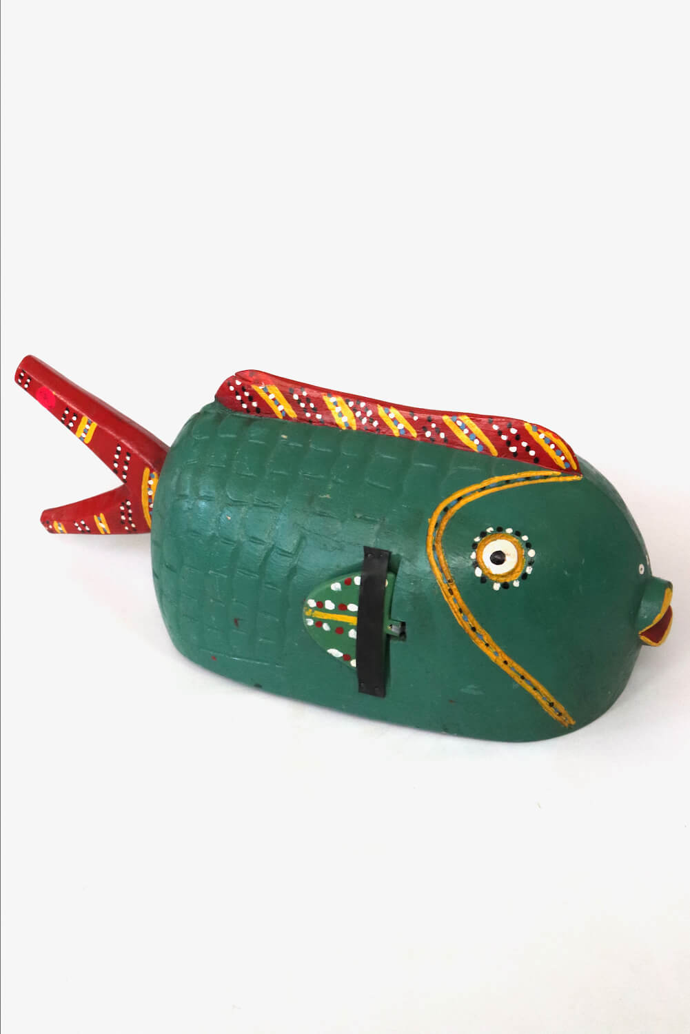 Dicker  Bozo Fisch grün 55 cm