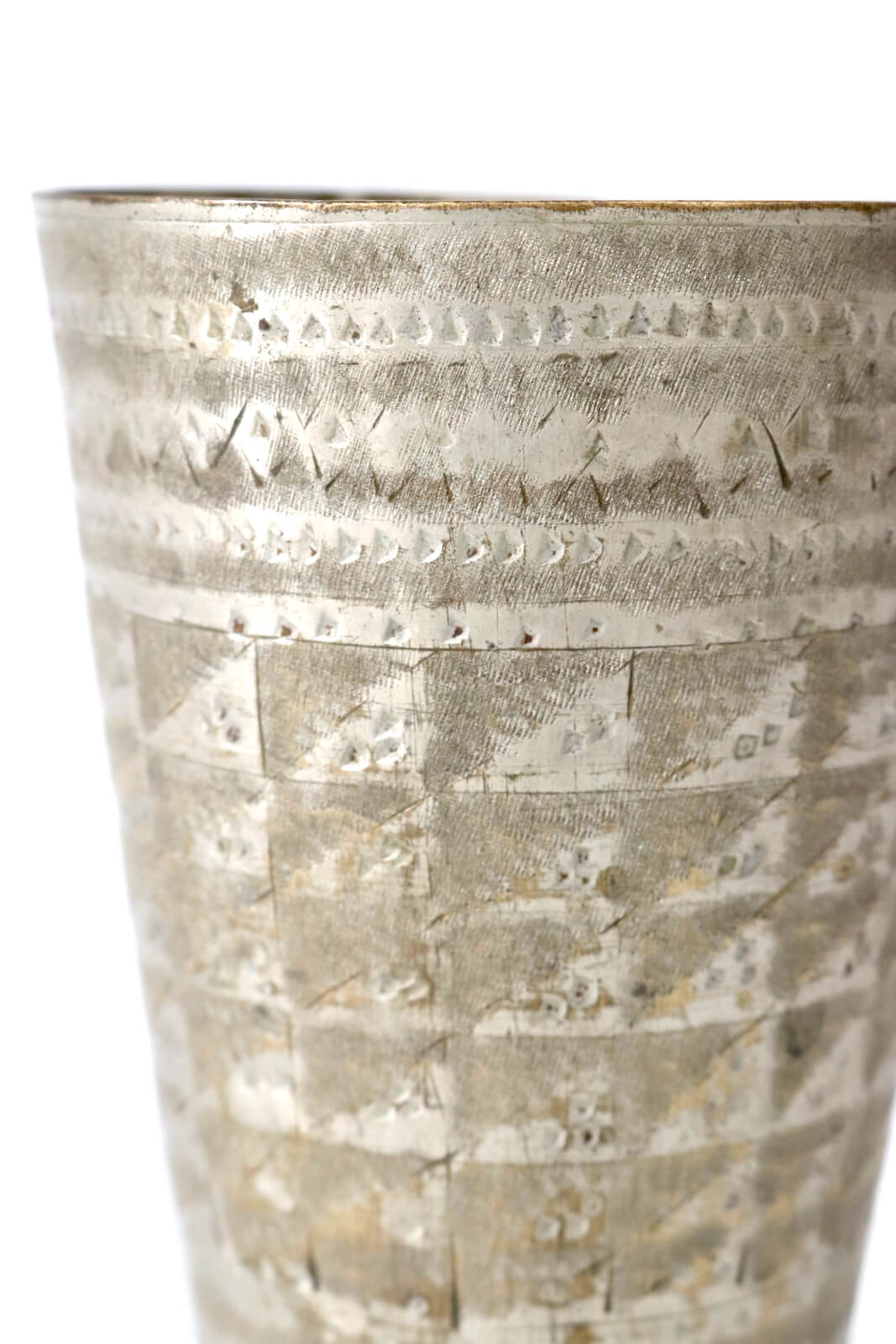 Brass lassi cup antique L Brass lassi cup antique L