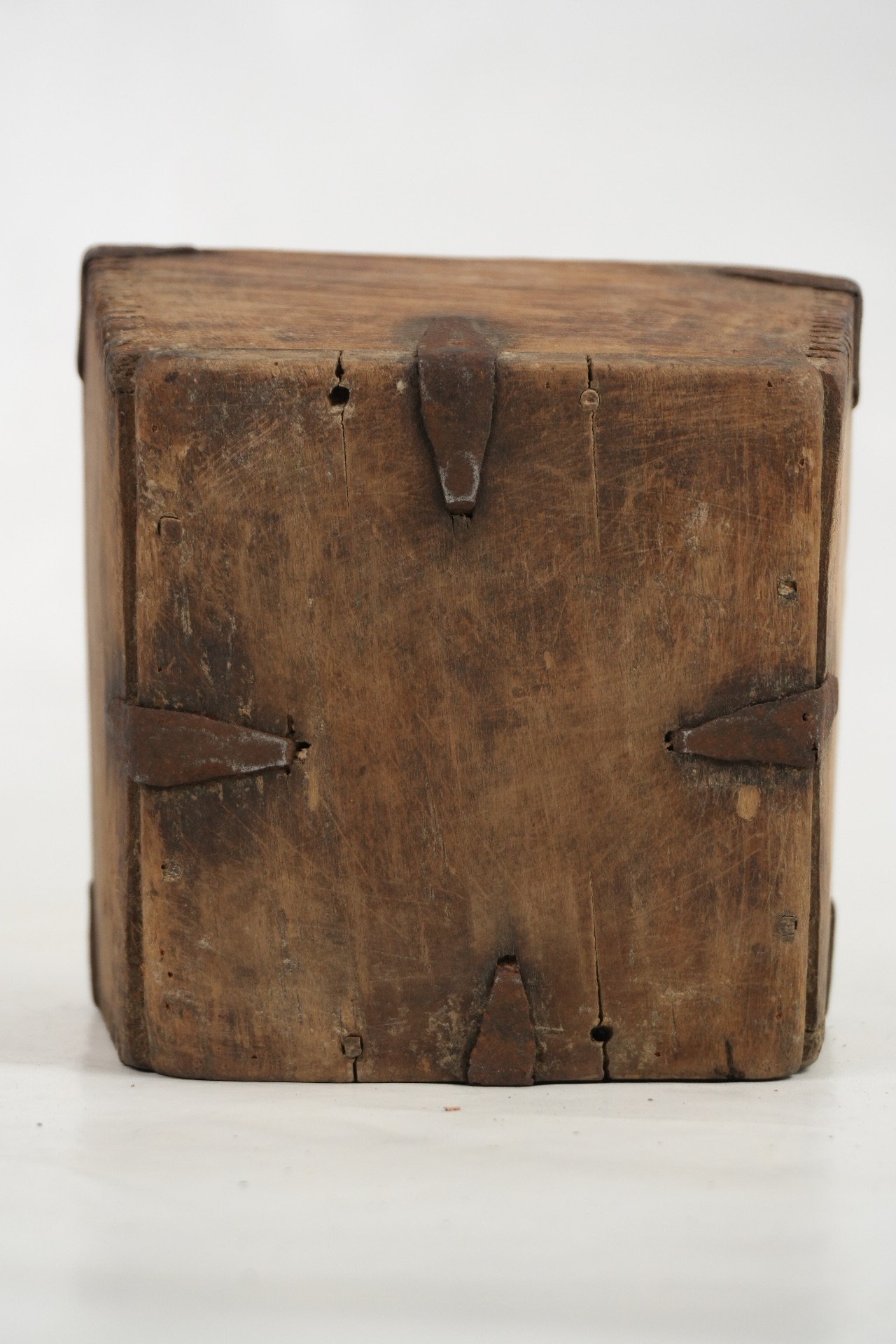 Reisbehälter aus Holz Vintage, 10x16x16
