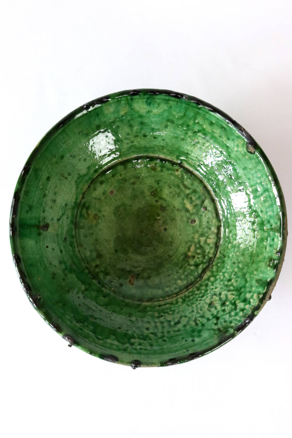 Salatschüssel Keramik grün ø 30 cm