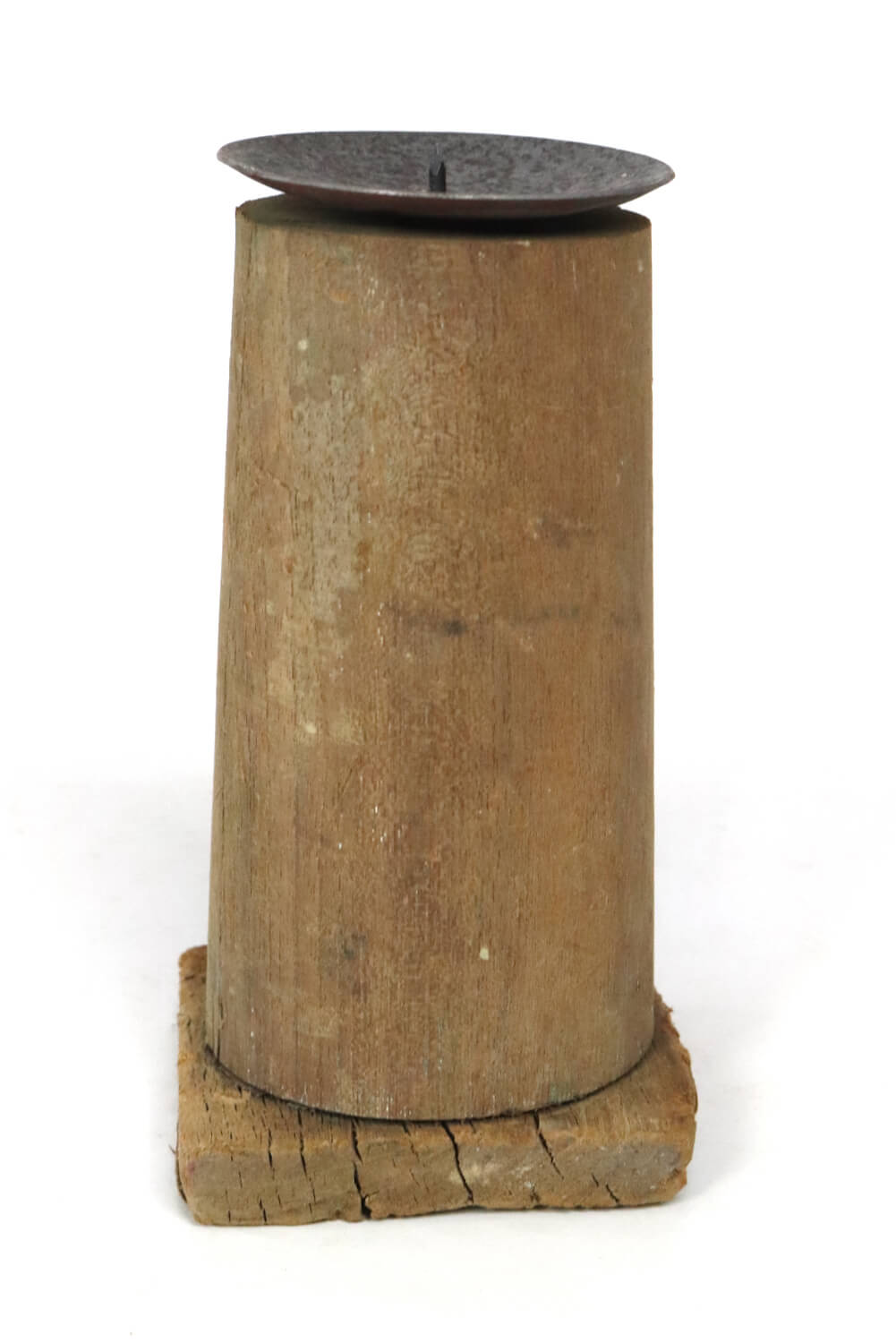 Kerzenständer Holz Indien  antik, 18 cm
