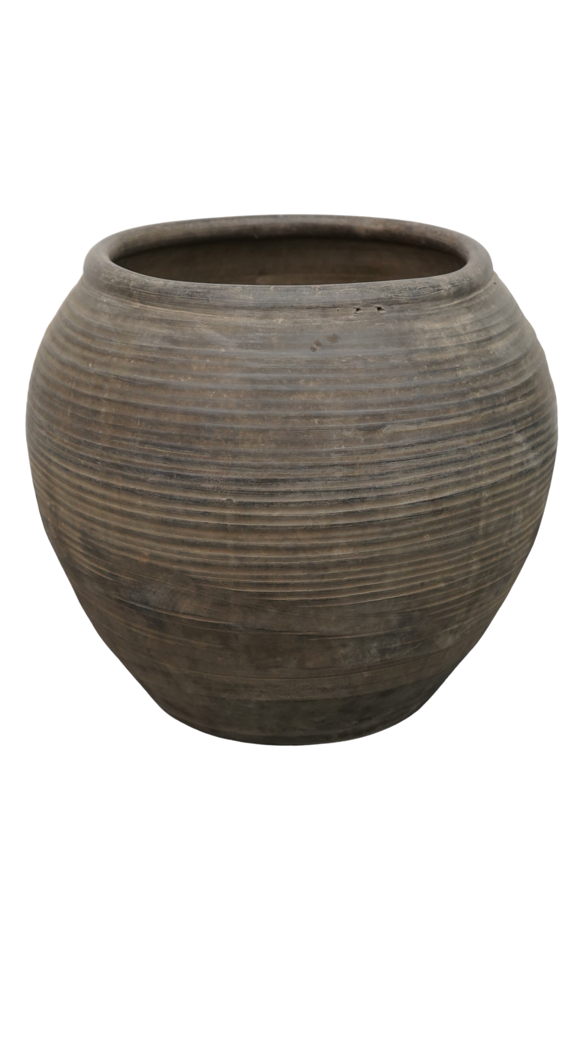 Terrakotta-Topf hellgrau China - 35xø40
