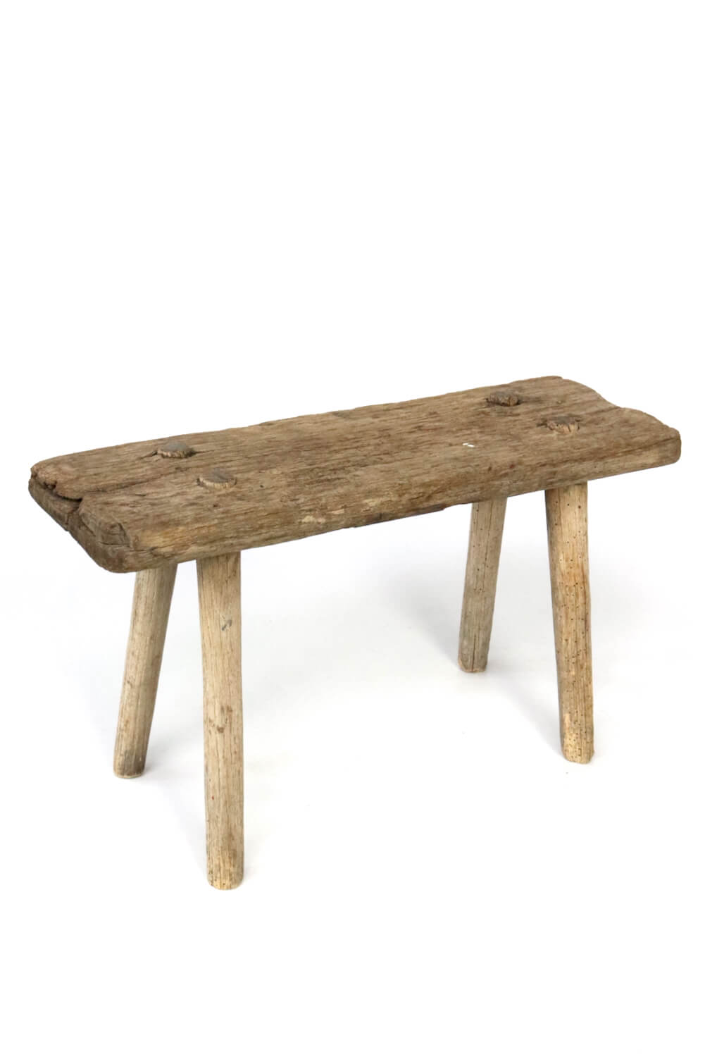 Old rustic farmers stool