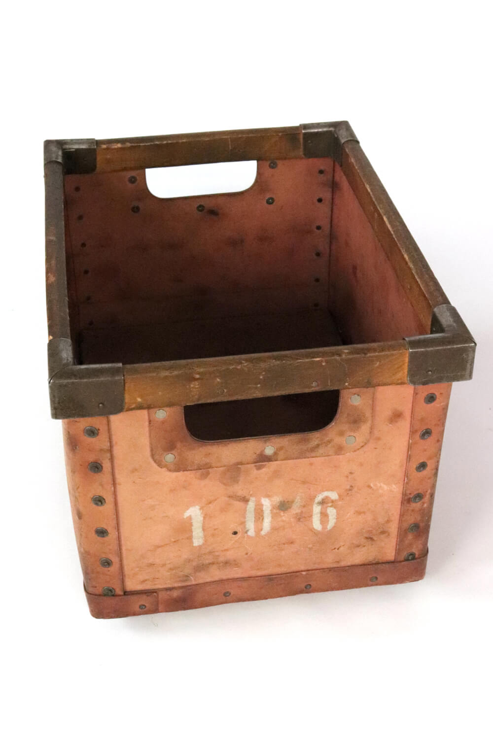 Aufbewahrungsbox Hartpappe antik