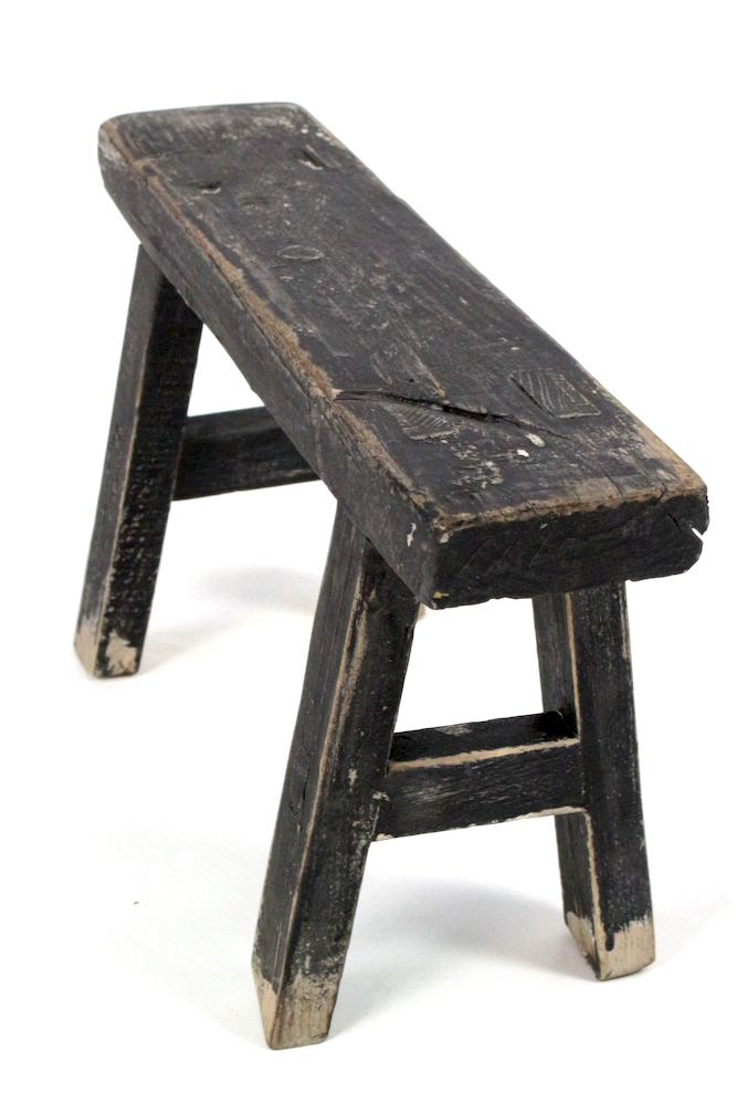 Kleiner Schemel schwarz, China Kleiner Schemel schwarz, China