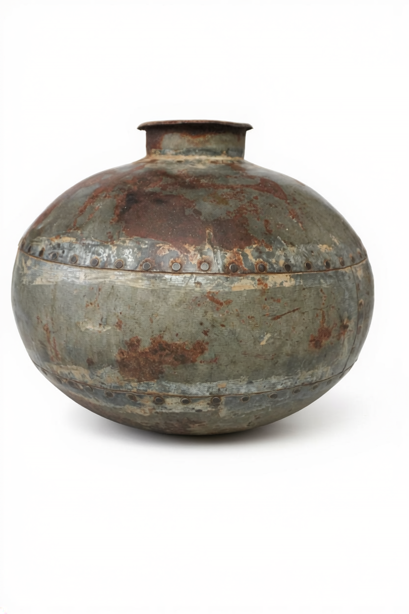 indische Metallvase
