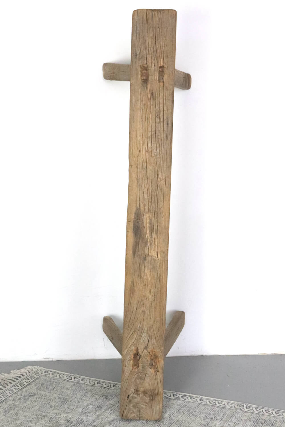Schmale Holzbank antik China 124 cm