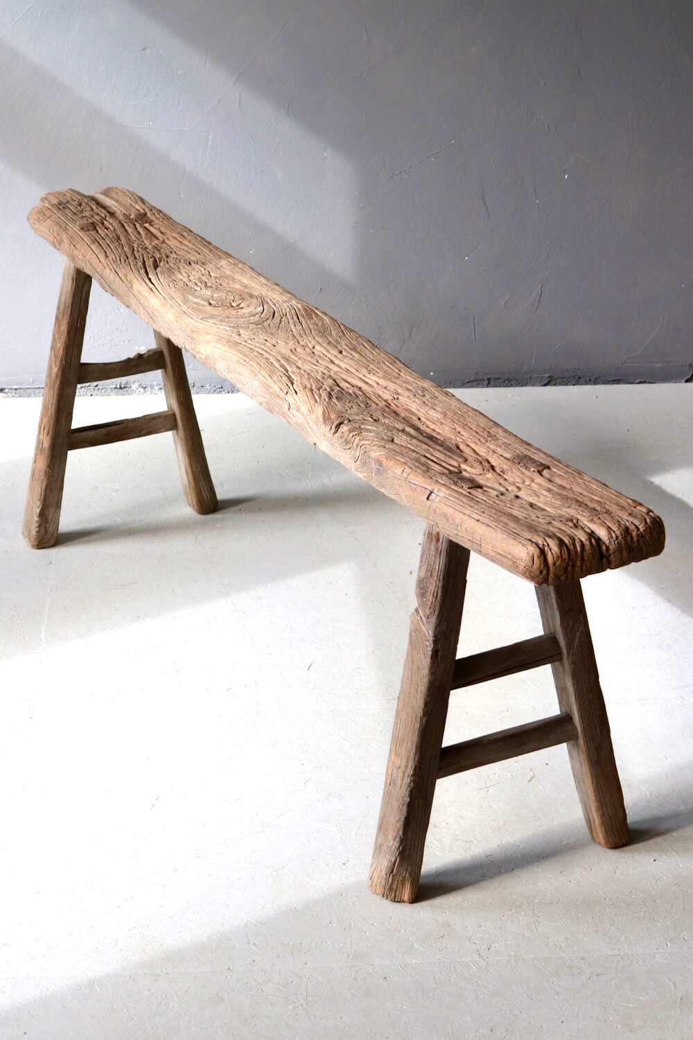 Antique  wooden bench China, 155 cm