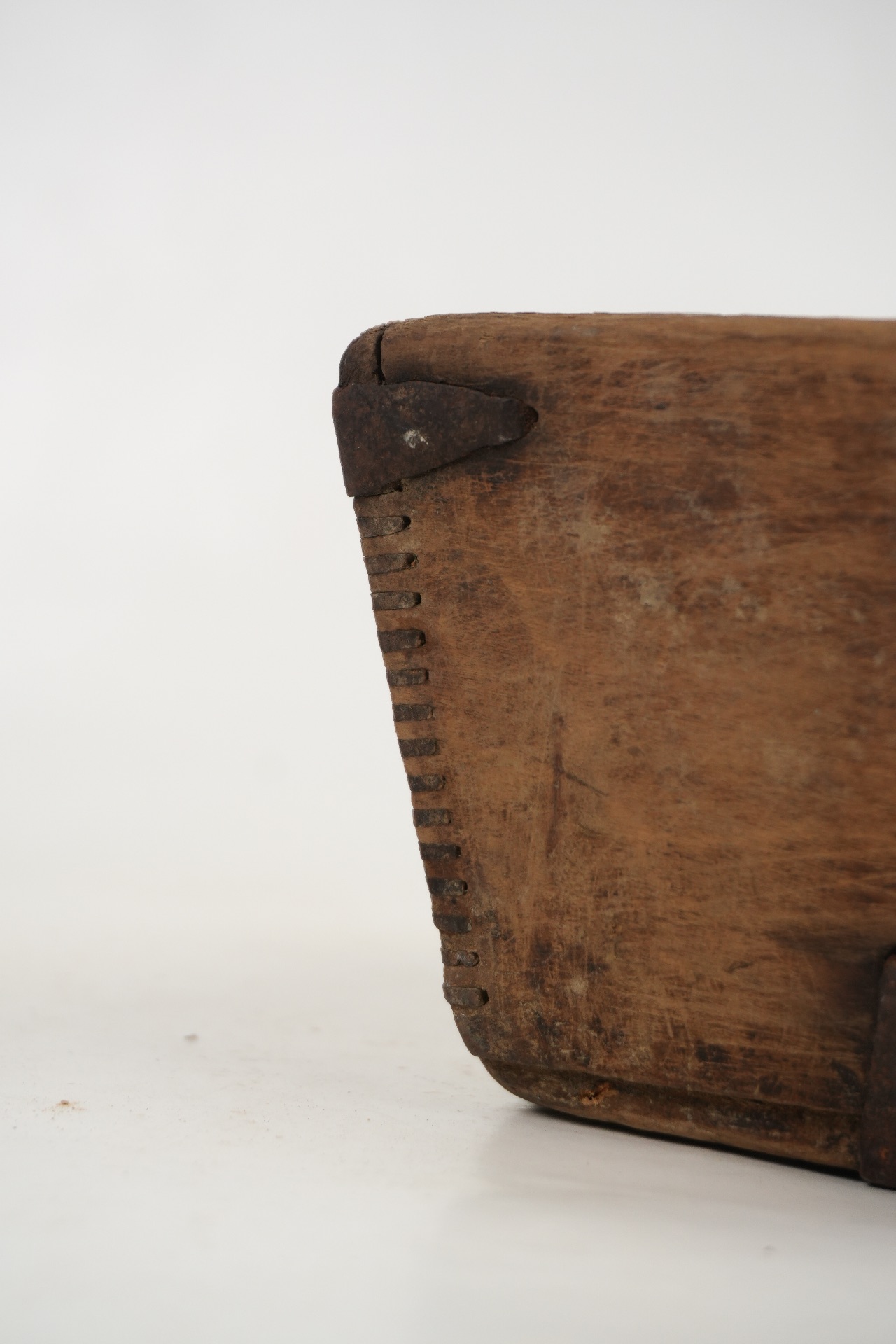Reisbehälter aus Holz Vintage, 10x16x16