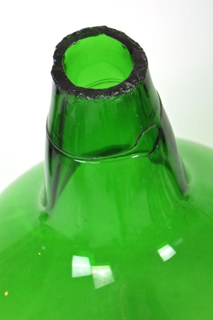 Riesiger Biedermeier  Weinballon mundgeblasen, 50 L