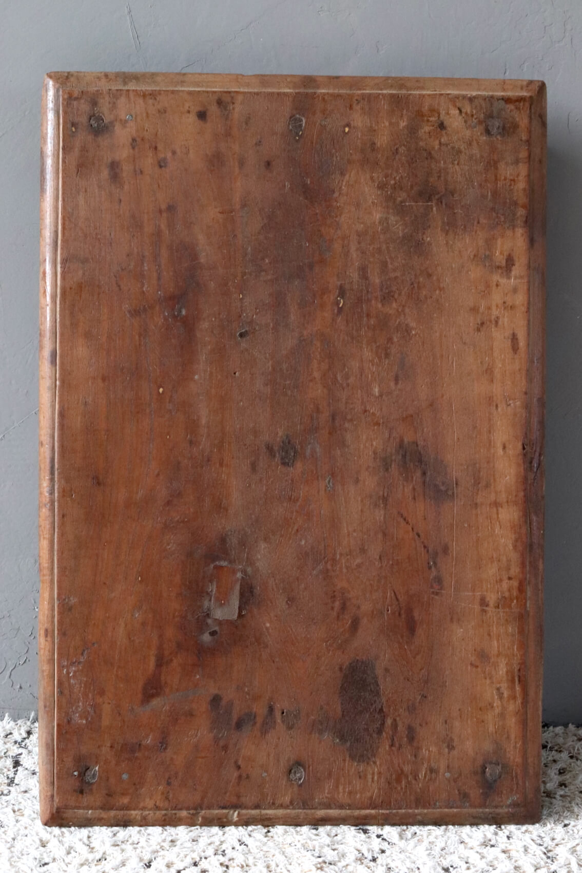 Antique brwon wooden tray 63x42