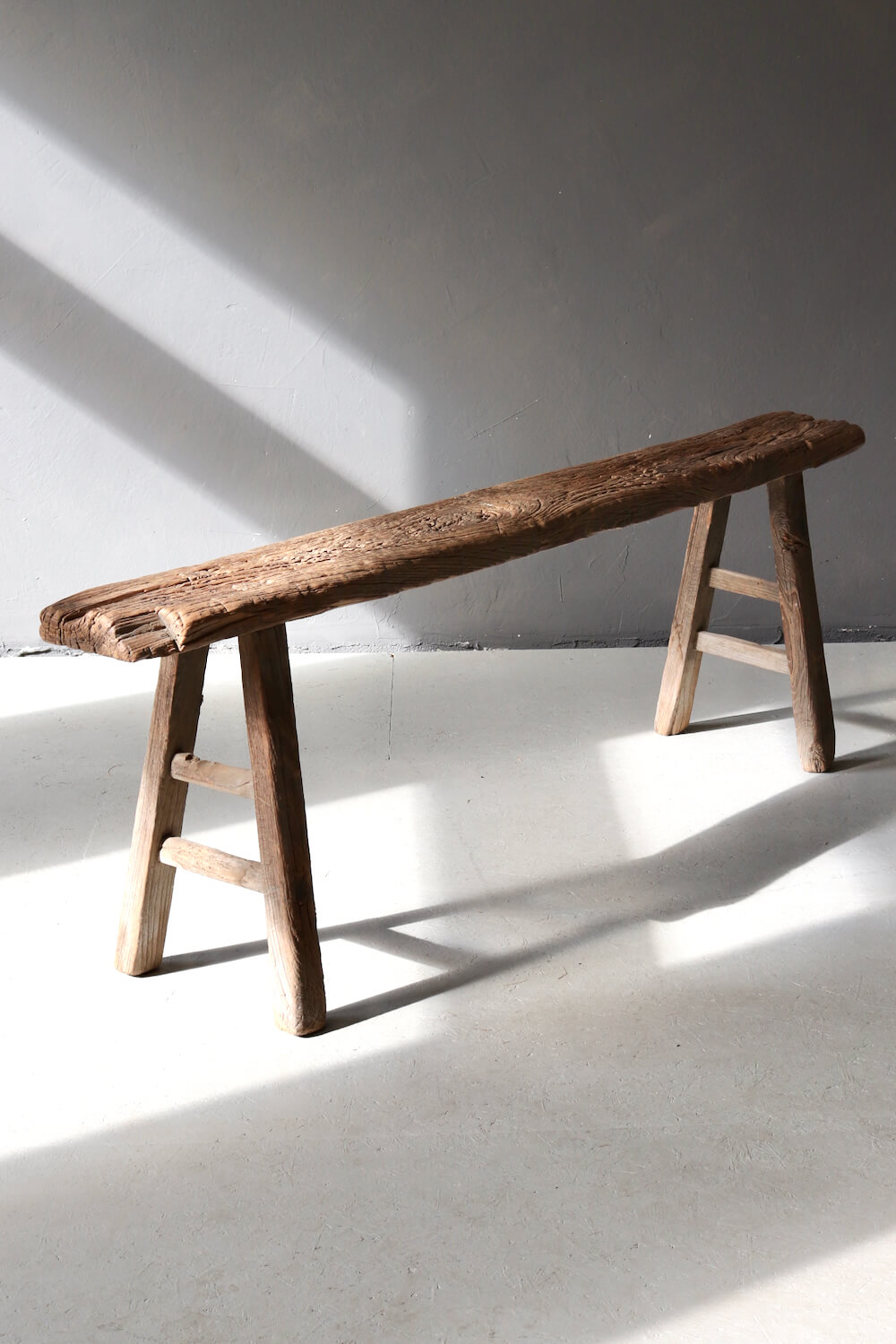 Antique  wooden bench China, 155 cm