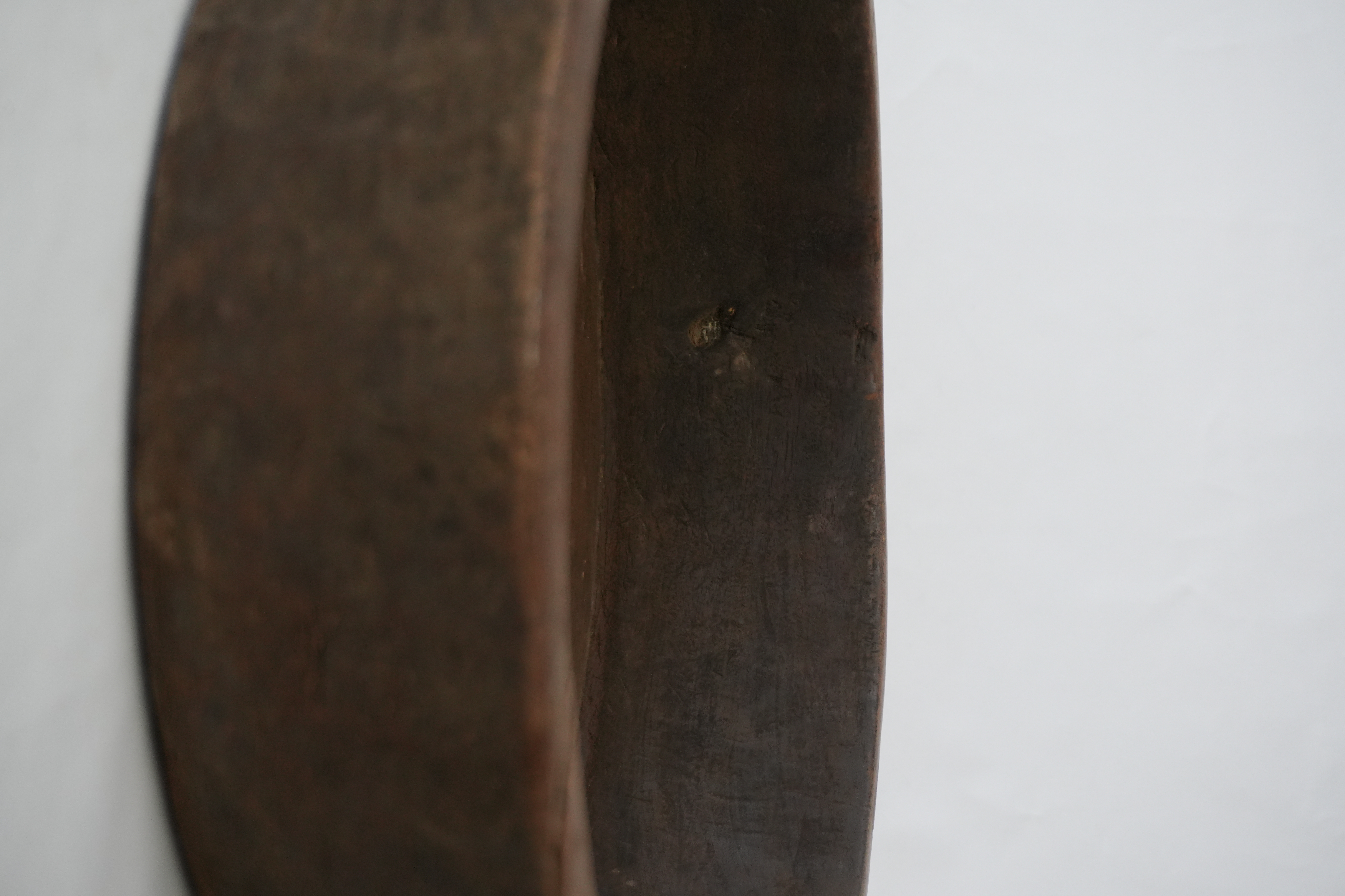 Runde Holzschale antik rustikal, Ø 40 cm  