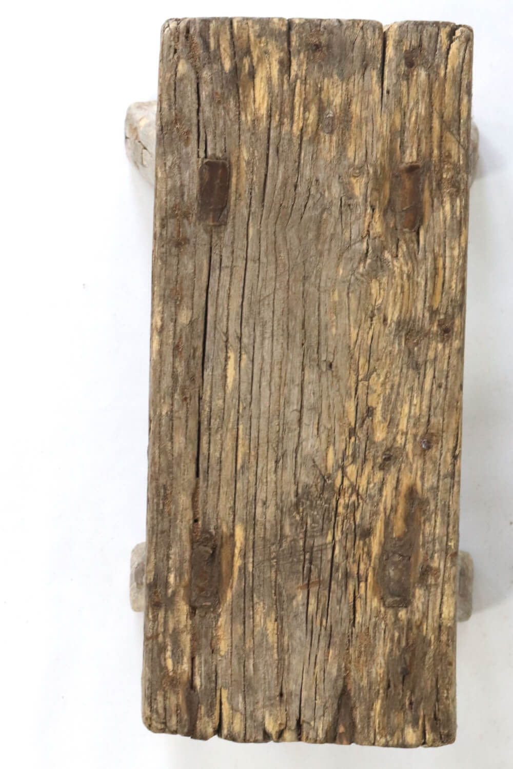 Wooden stool antique rustic