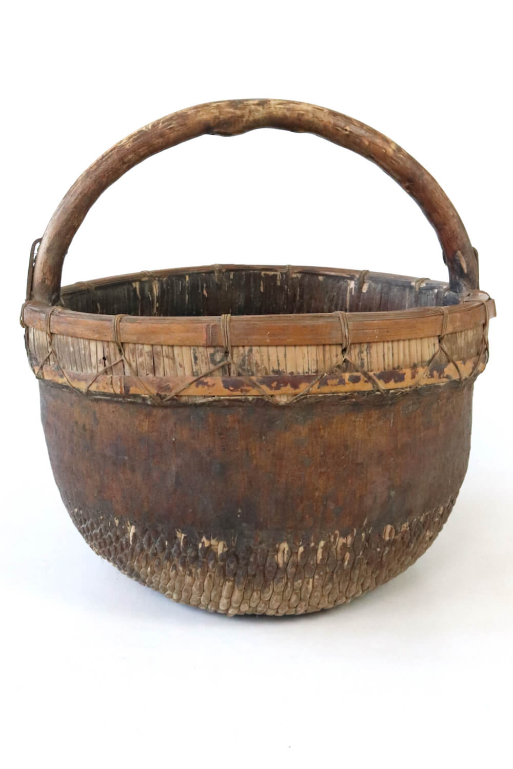 reed basket CHina antique