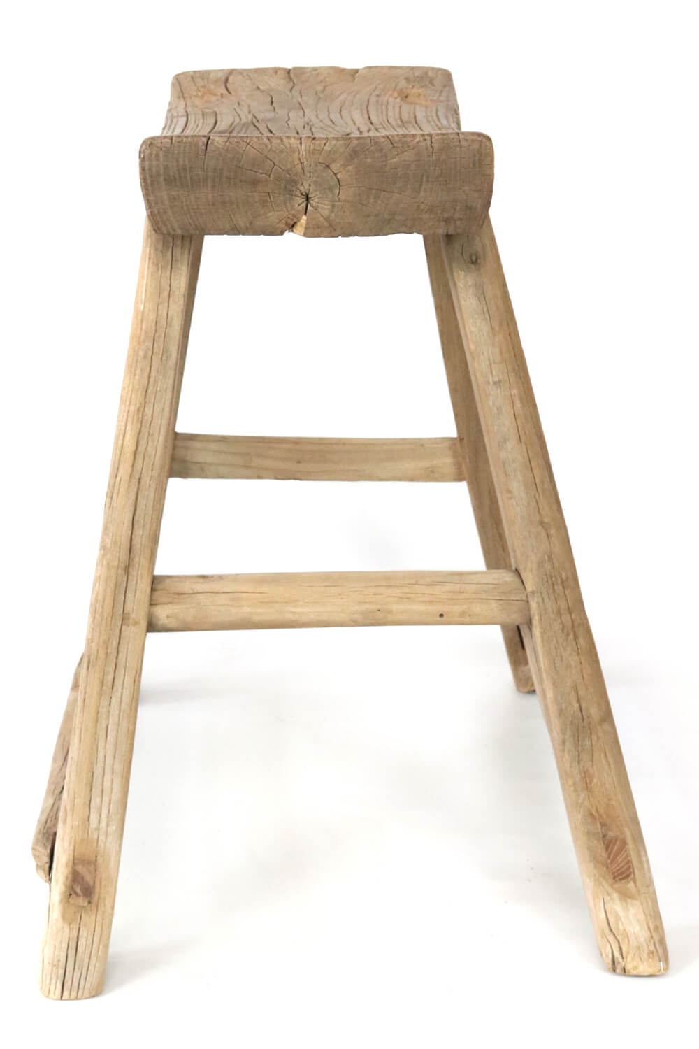 Rustic wooden stool antique China