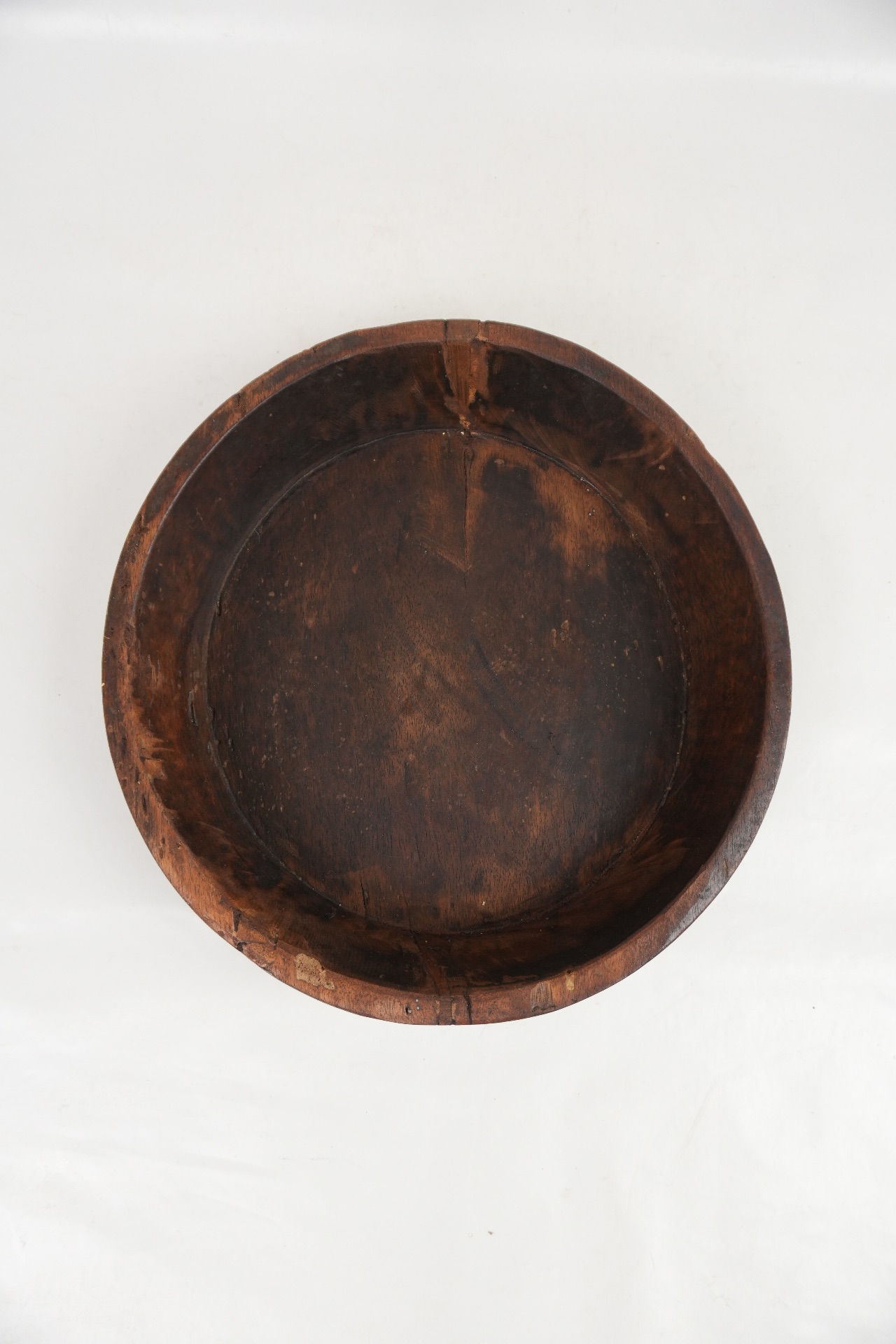 rustikale Holzschale antik, Ø 40 cm