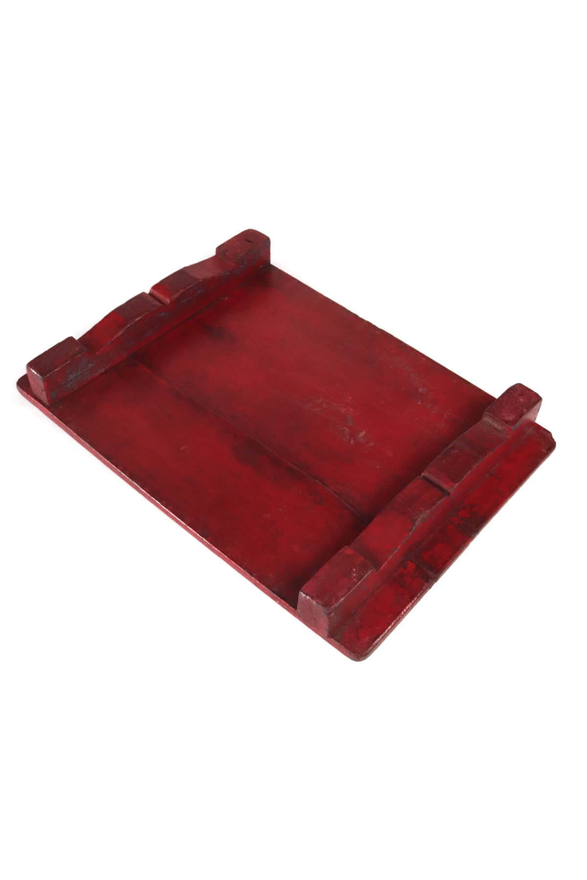 Green wooden tray, 56x39 Green wooden tray, 56x39