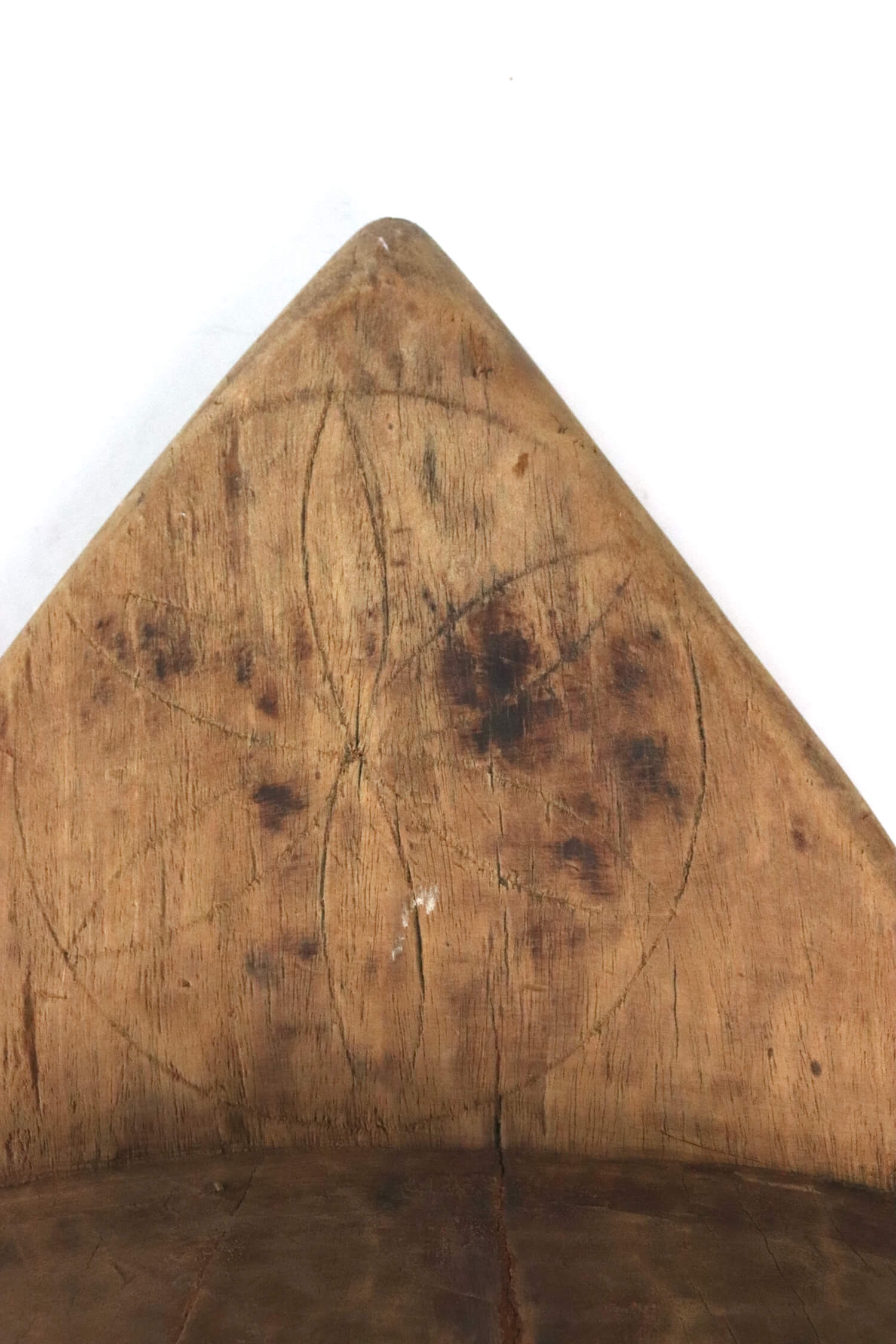 Sehr große Holzschale rund antik, Ø 53 cm