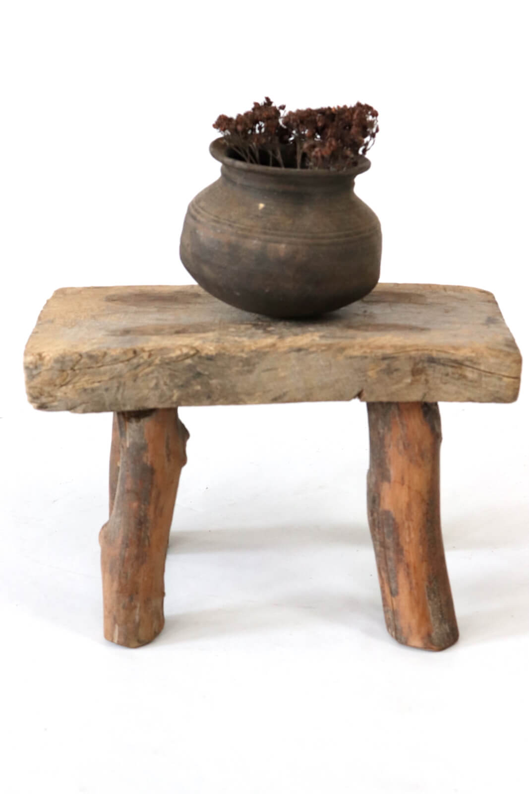 Holzschemel antik Wabi Sabi Holzschemel antik Wabi Sabi