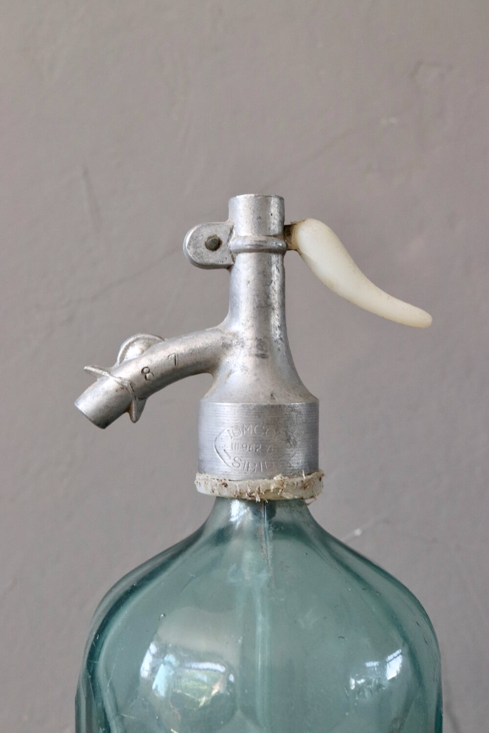 Ancient soda bottle turquoise Ancient soda bottle turquoise