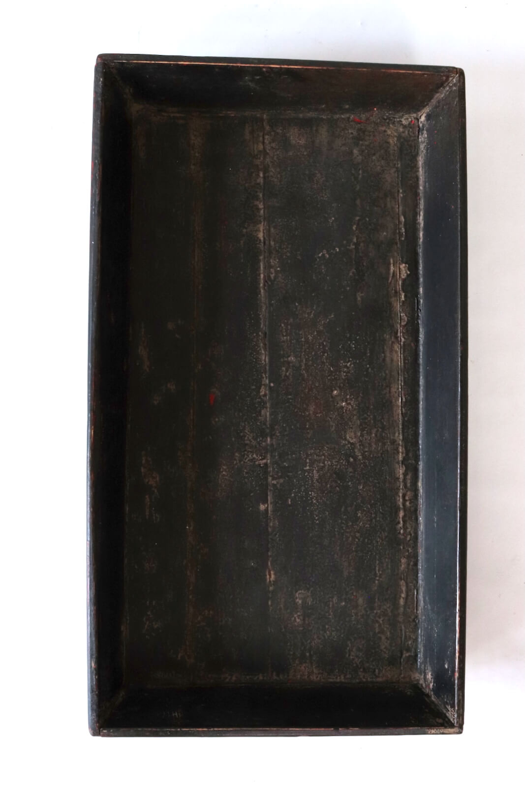 Holztablett antik schwarz China, 57x32