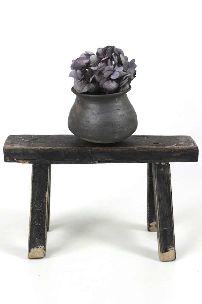 Kleiner Schemel schwarz, China Kleiner Schemel schwarz, China