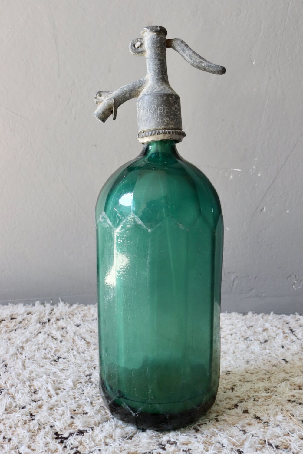 Antique seltzer bottle green Antique seltzer bottle green