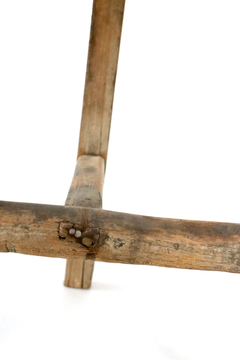 Vintage wooden stool from China