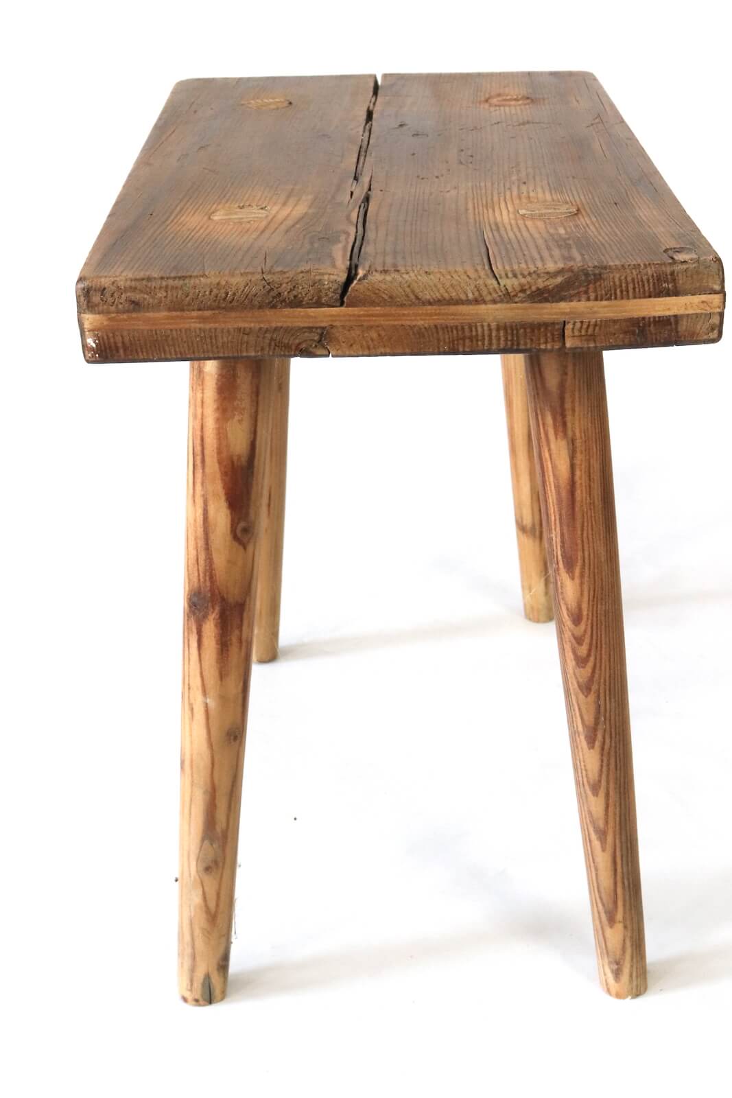 Alter Holzschemel rustikal