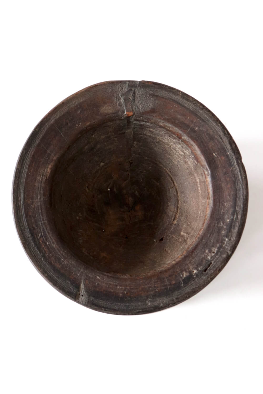 Antique wooden mortar   