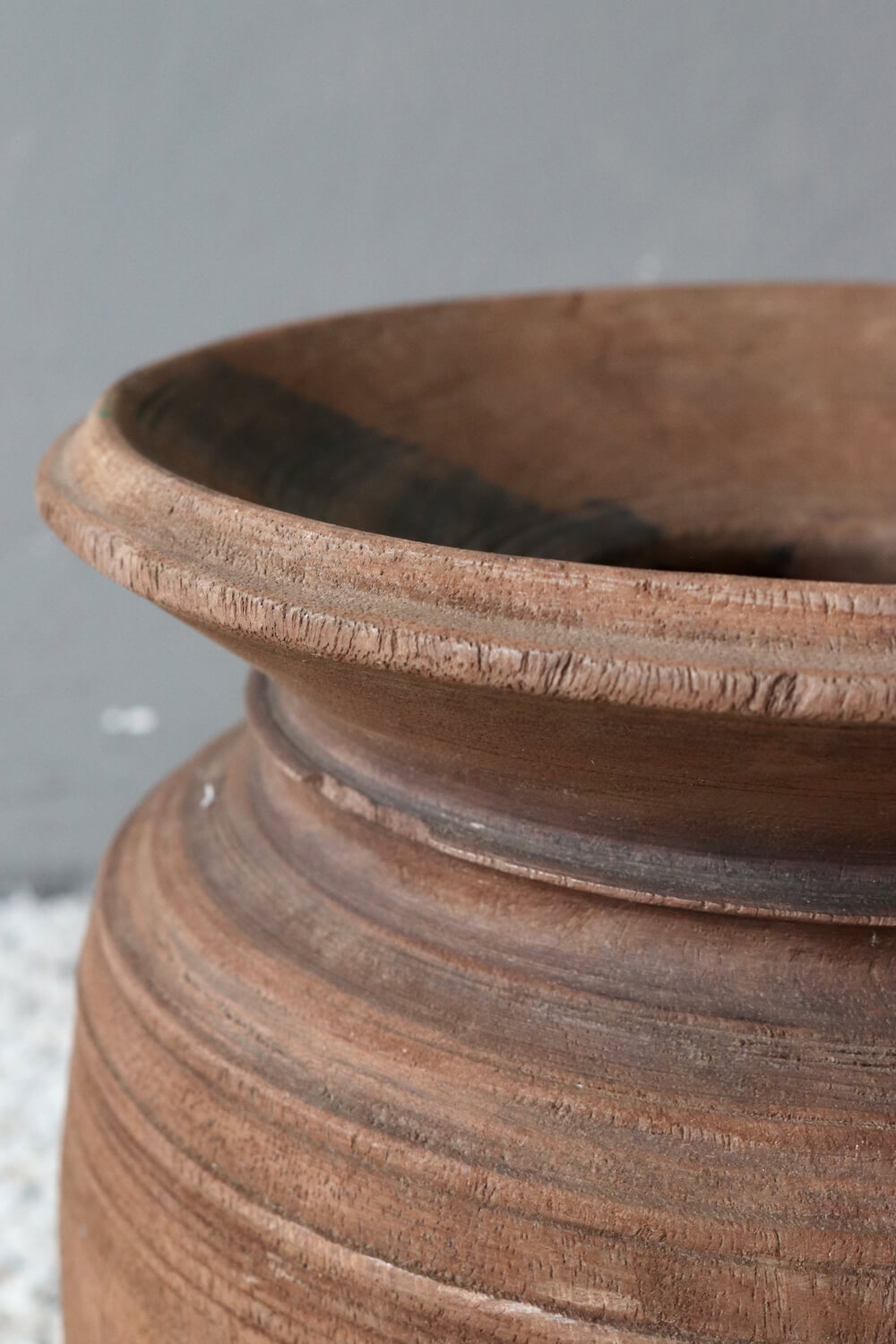 Big Nepal wooden pot 31xø27