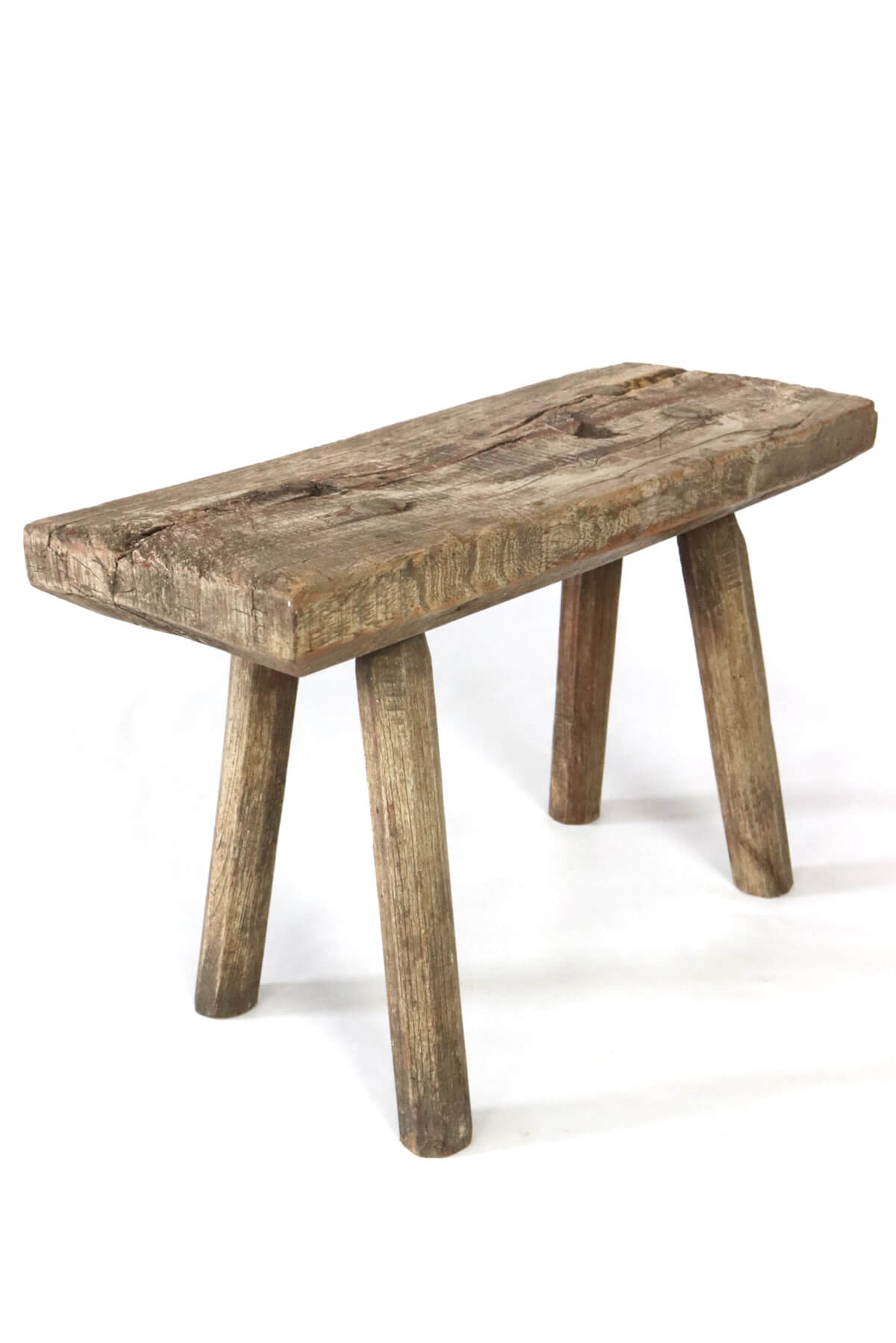 Antique rustic wooden stool Antique rustic wooden stool