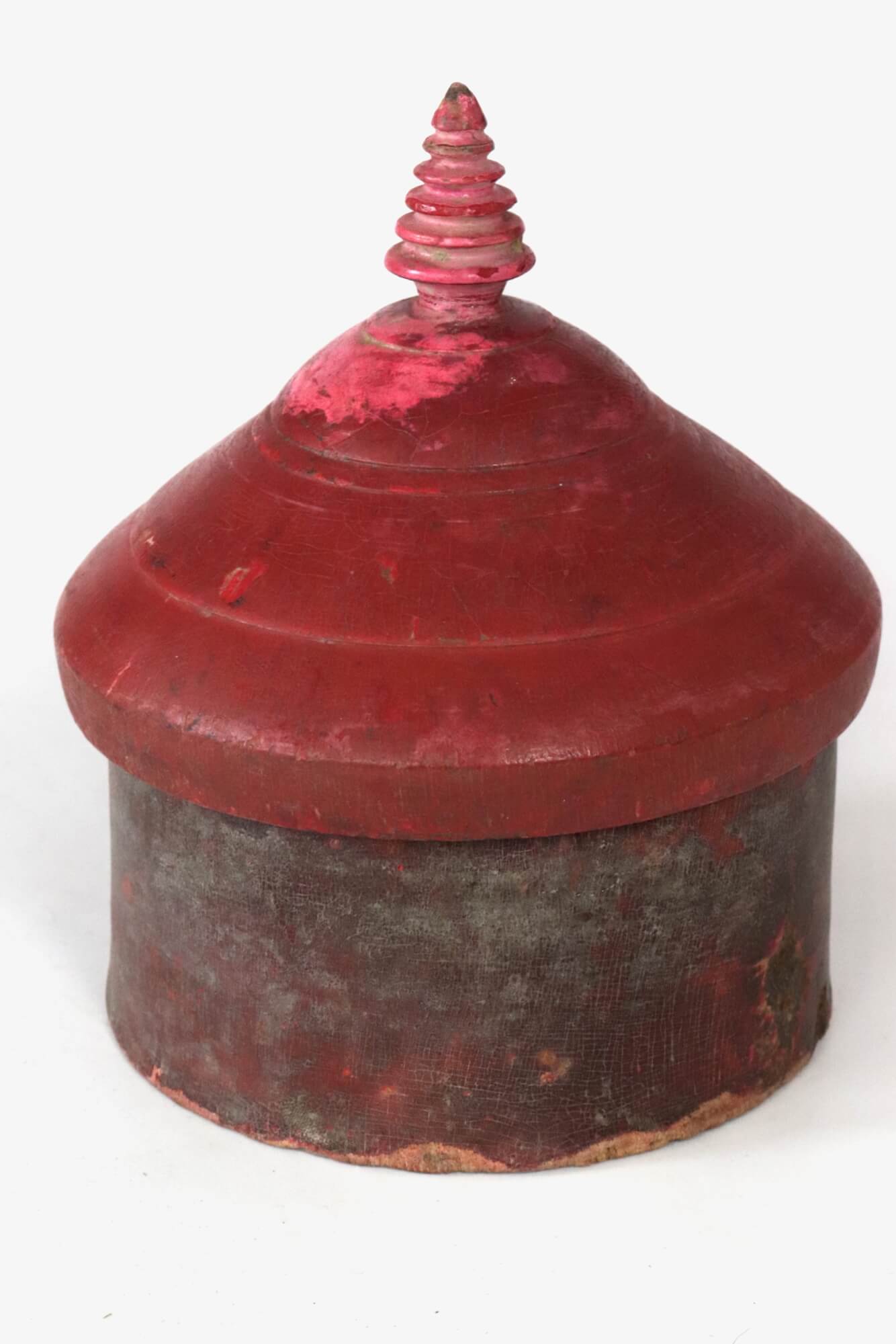 Vintage Tikka-Dose mit Deckel Indien 20xø17 Vintage Tikka-Dose mit Deckel Indien 20xø17