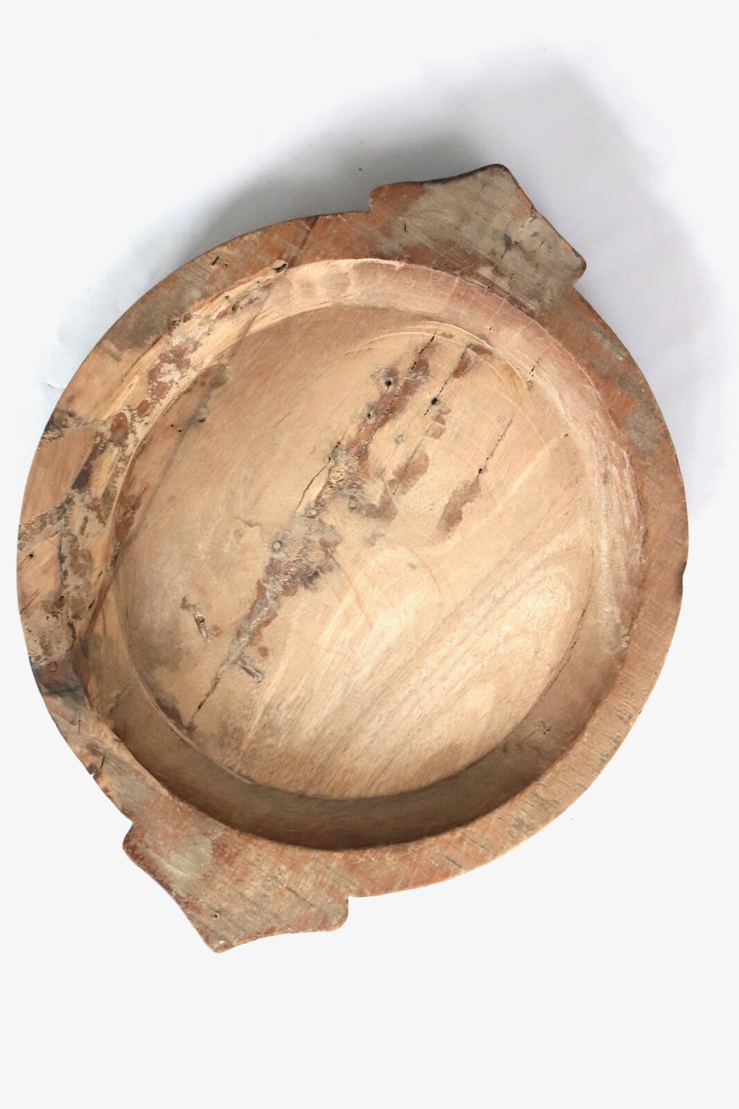 Holzschale Indien antik, Ø 38x47 Holzschale Indien antik, Ø 38x47
