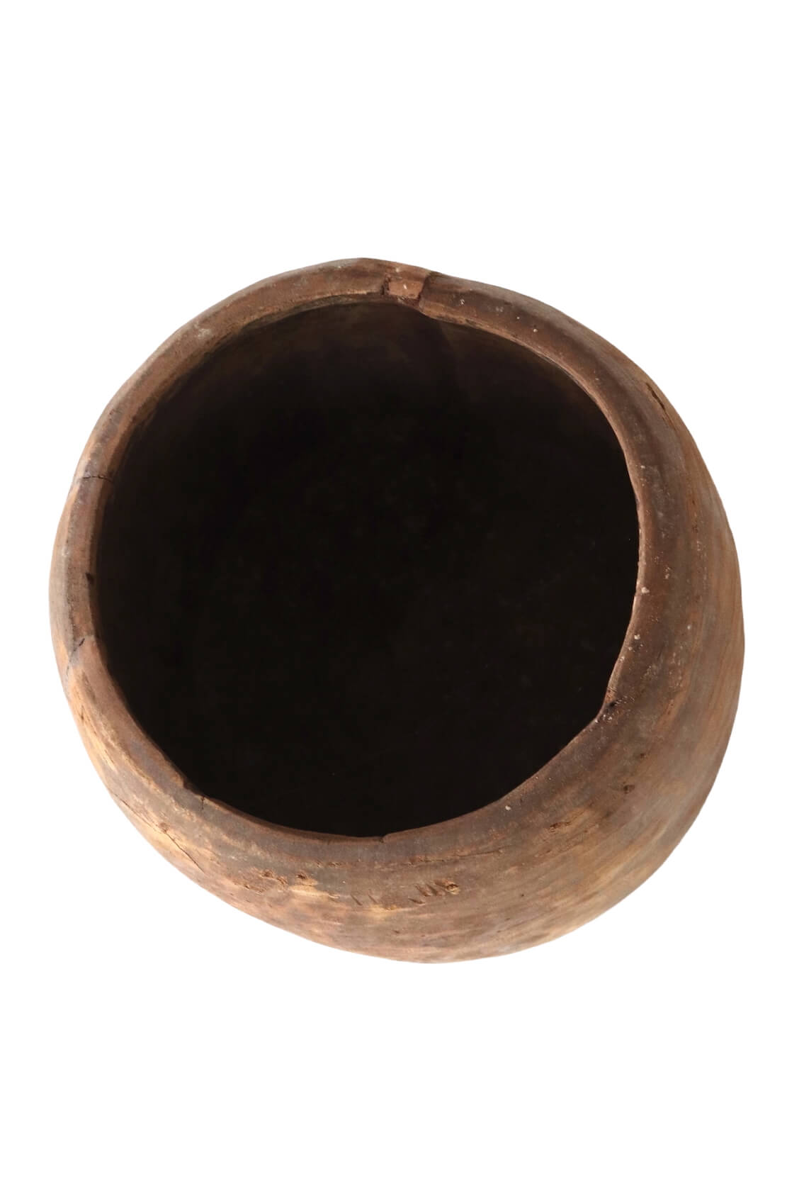 Old wooden pot from Nepal