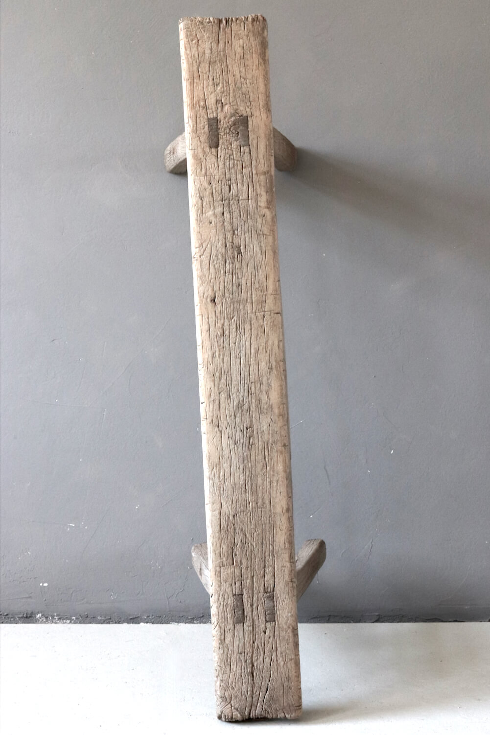 Old handmade wooden bench 130 cm