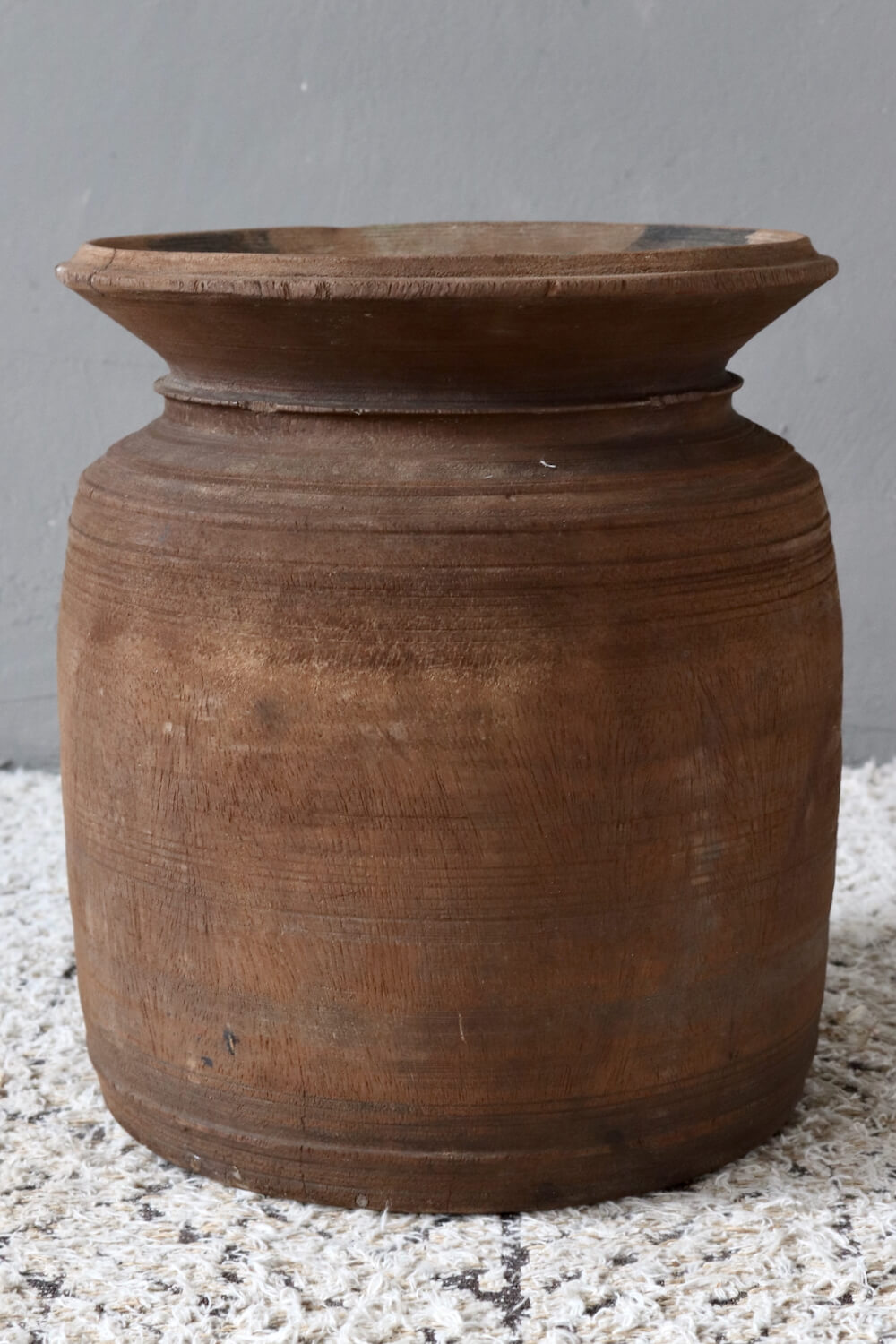 Big Nepal wooden pot 31xø27